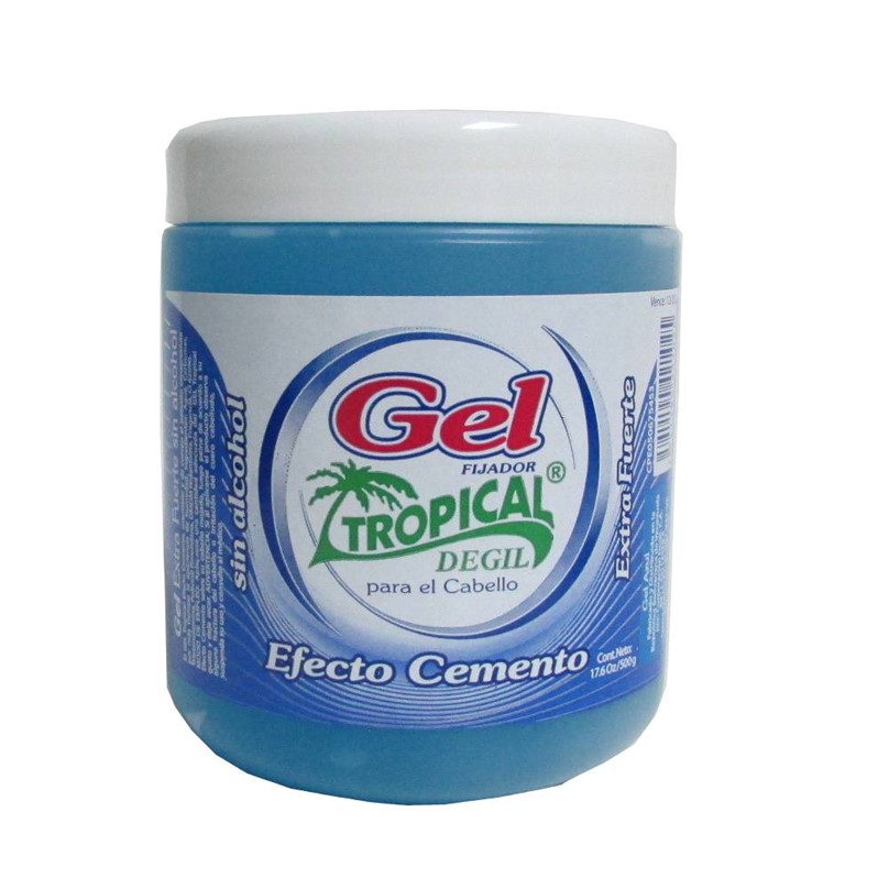 GEL FIJADOR TROPICAL 500GR AZUL
