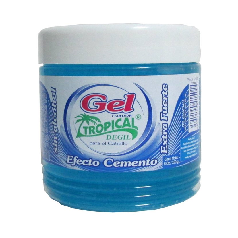 GEL FIJADOR TROPICAL 250GR AZUL