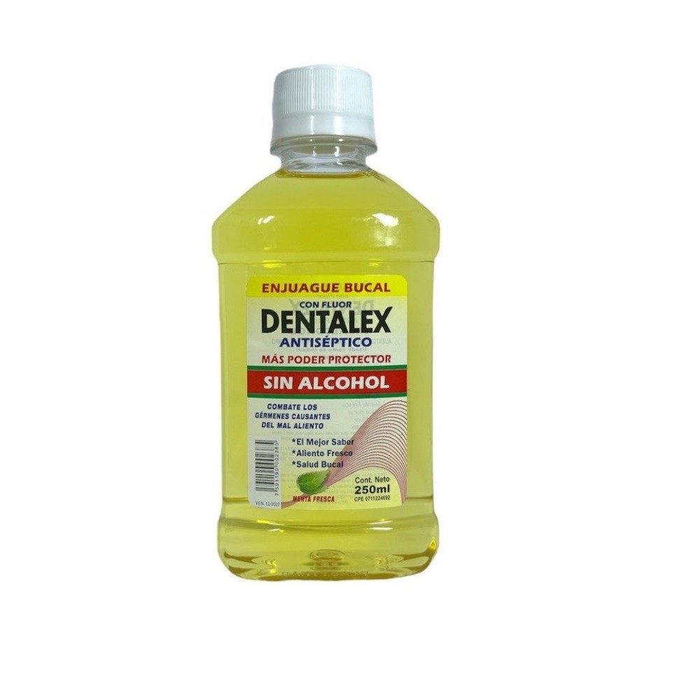 ENJUAGUE BUCAL DENTALEX 250ML SIN ALCOHOL AMARILLO
