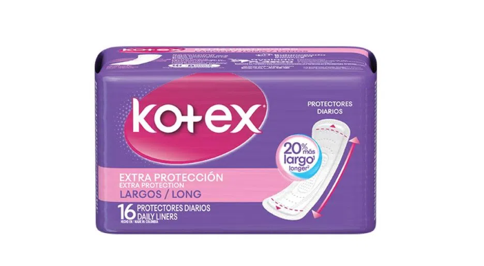 PROTEC DIARIO KOTEX 16UND LINER LARGO