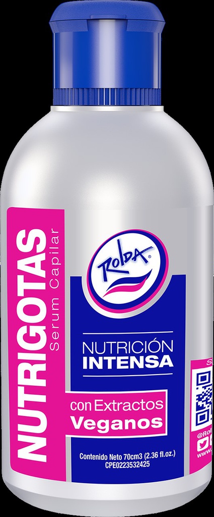 SERUM CAPILAR ROLDA 70ML NUTRIGOTAS