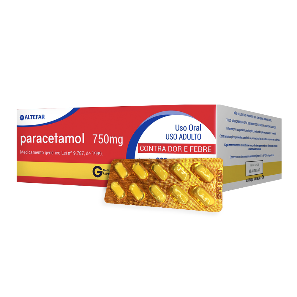 PARACETAMOL 750MG X 10TABL BLIST ALTEFAR***