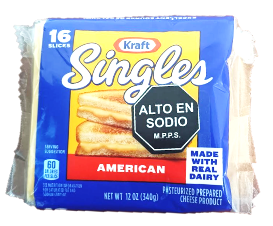 QUESO KRAFT FACILISTAS AMERICAN 340GR