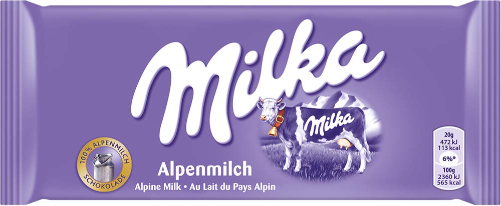 CHOCOLATE MILKA 100GR ALPINE MILK
