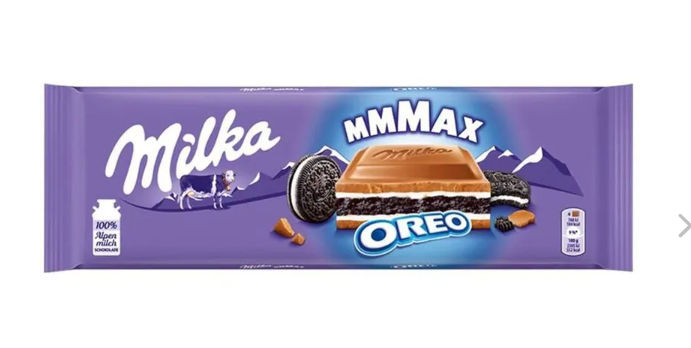 CHOCOLATE MILKA 300GR OREO MAX