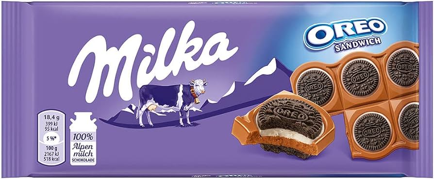CHOCOLATE MILKA 100GR OREO SANDWICH
