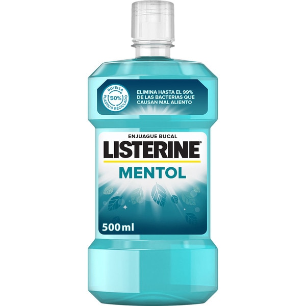 ENJUAGUE BUCAL LISTERINE 500ML MENTOL