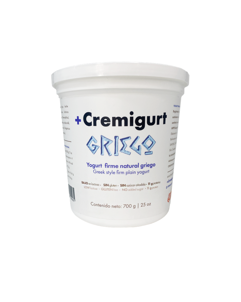 YOGURT CREMIGURT 700GR GRIEGO NATURAL