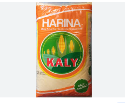HARINA DE MAIZ KALY 1KG AMARILLA