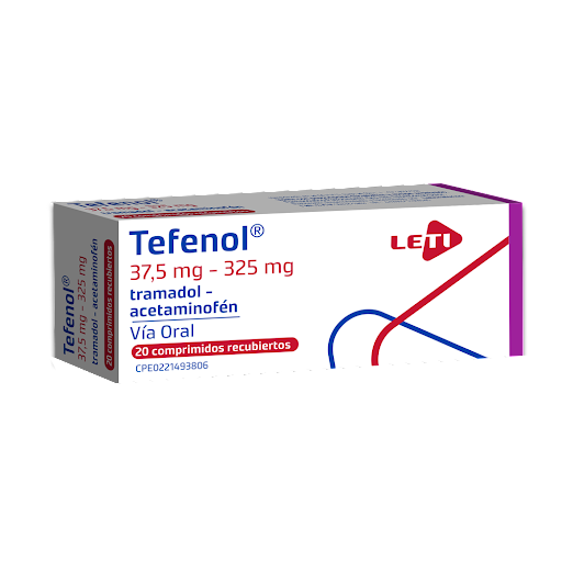 TEFENOL 37,5MG-325MG X 20COMP ACET TRAMA LETI