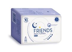TOALLA SANIT FRIENDS 10UND NOCTURNA S/ALAS