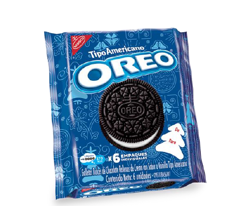 GALLETA OREO 6X36GR NAVIDAD TIPO AMERICANO