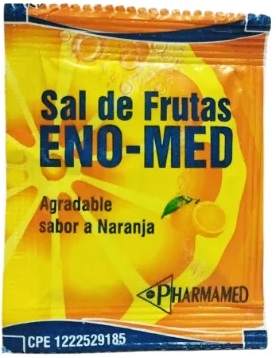 SAL DE FRUTAS SOBRE PHARMAMED NARANJA