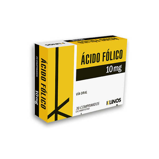 ACIDO FOLICO 10MG X 30COMP KLINOS