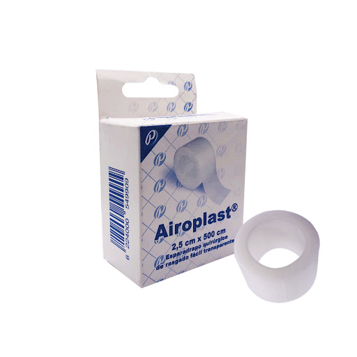 ADHESIVO QUIRURGICO 2,5CM X 5CM X 1UND PLAST AIROPLAST
