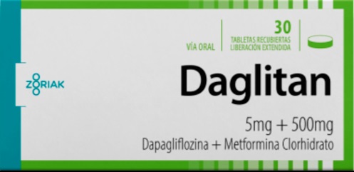 DAGLITAN 5MG-500MG X 30TABL DAPAGL METF ZORIAK