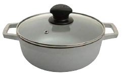 CALDERO IMUSA 24CM TAPA VIDRIO