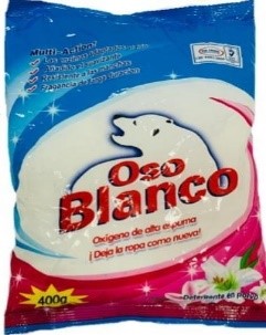 DETERGENTE OSO BLANCO 400GR ORIGINAL EN POLVO