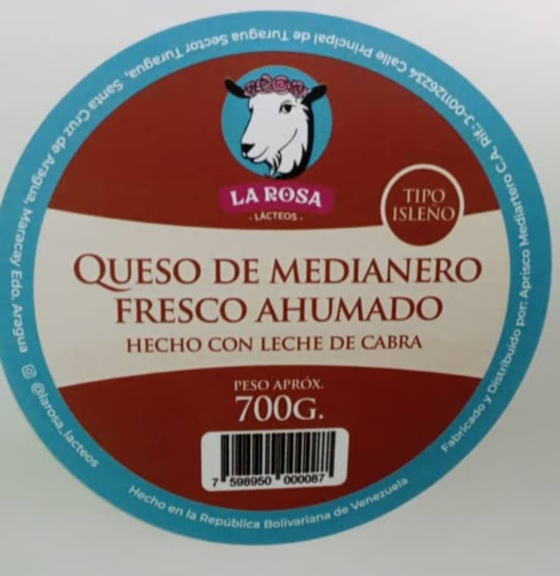 QUESO CABRA LA ROSA 700GR APROX AHUMADO