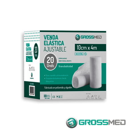 VENDA ELASTICA 10CM X 4M X 1UND GROSSMED
