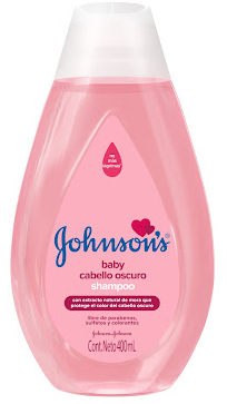 CHAMPU JOHNSONS BABY 400ML CAB OSCURO