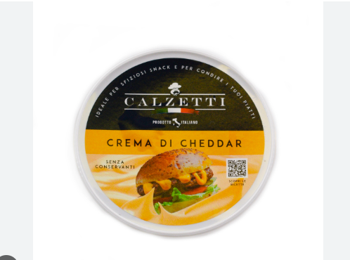 CREMA CALZETTI 125GR CHEDDAR