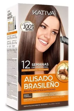 KIT DE ALISADO KATIVA BRASILEÑO