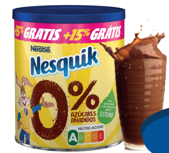 BEBIDA ACHOCOLATADA NESQUIK 320GR S/AZUCAR