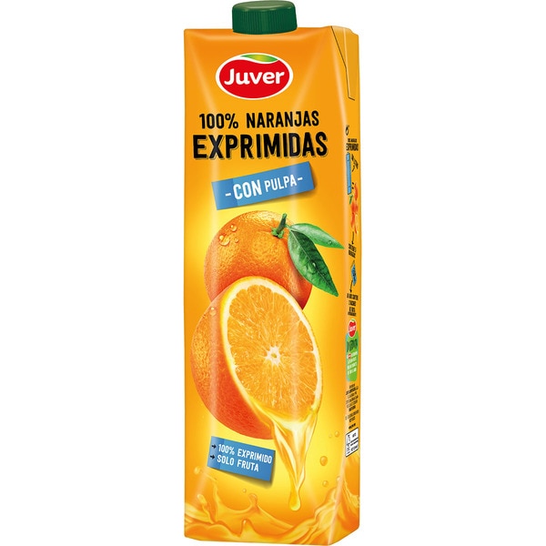 ZUMO JUVER 1LT NARANJA CON PULPA