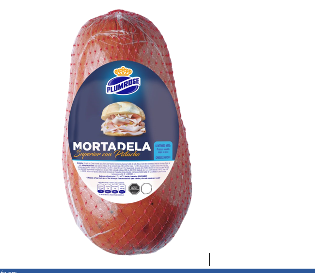 MORTADELA PLUMROSE XKG TAPARA