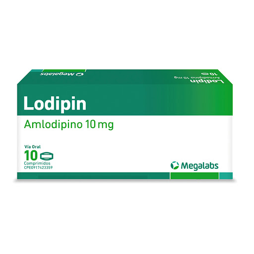 LODIPIN 10MG X 10TAB AMLODIPINO MEGALABS