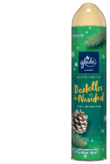 AMBIENTADOR GLADE 400ML DESTELLOS DE NAVIDAD AERO