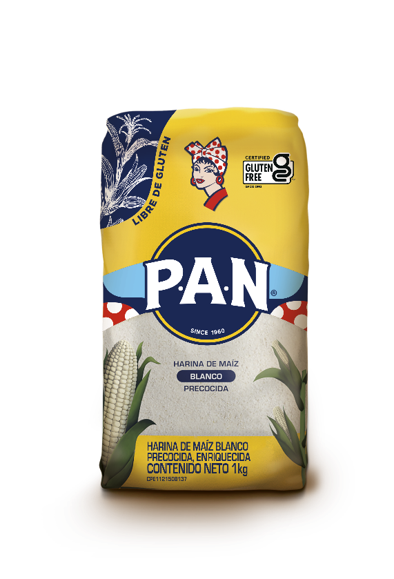 HARINA DE MAIZ PAN 1KG SIN GLUTEN BLANCA