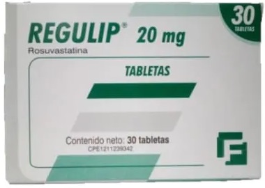 REGULIP 20MG X30TAB ROSUVASTATINA FARMA