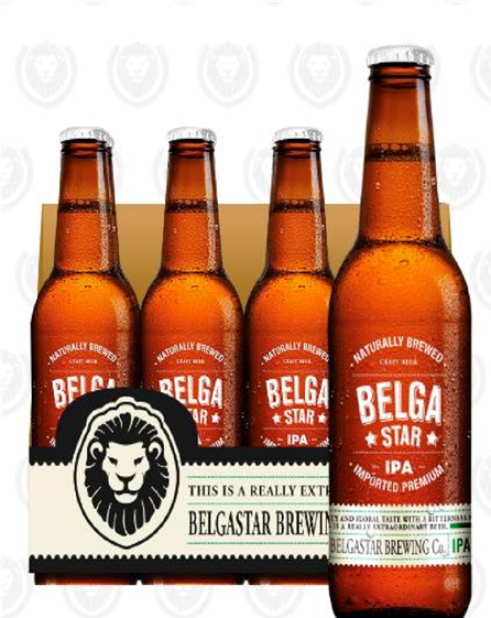 CERVEZA BELGA STAR 330ML IPA BOTELLA