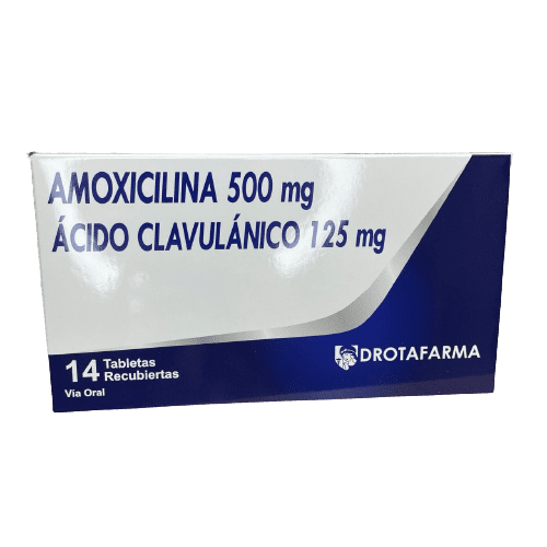 AMOXICILINA AC CLAVUL 500MG 125MG X 14TABL DROTAFARMA