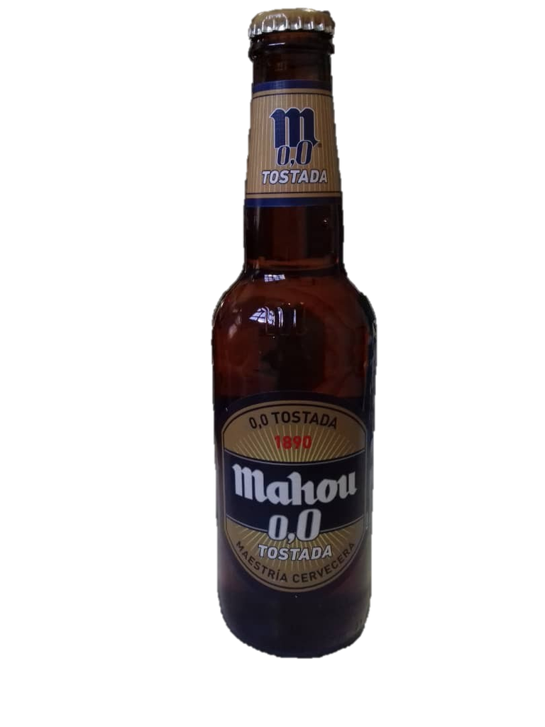 CERVEZA MAHOU 330ML TOSTADA S/ALCOHOL
