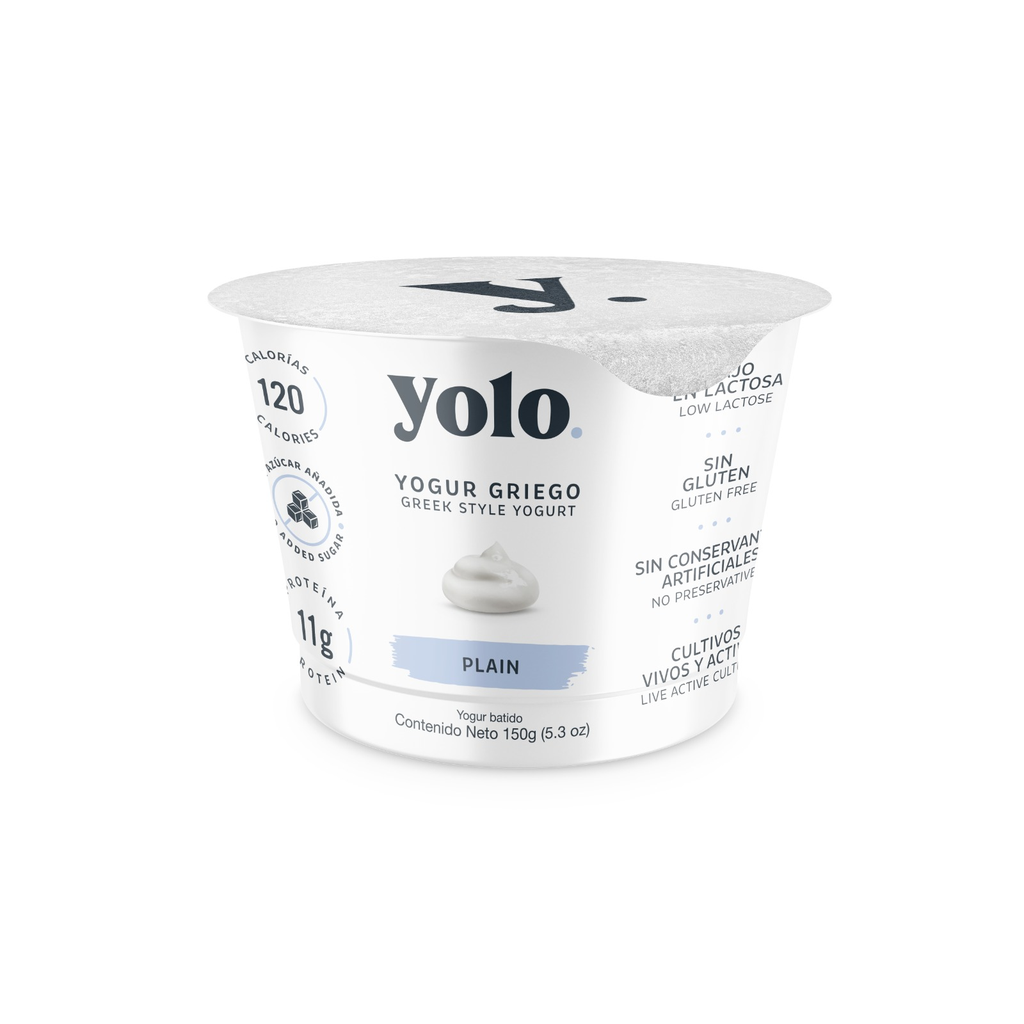 YOGURT GRIEGO YOLO 150GR PLAIN