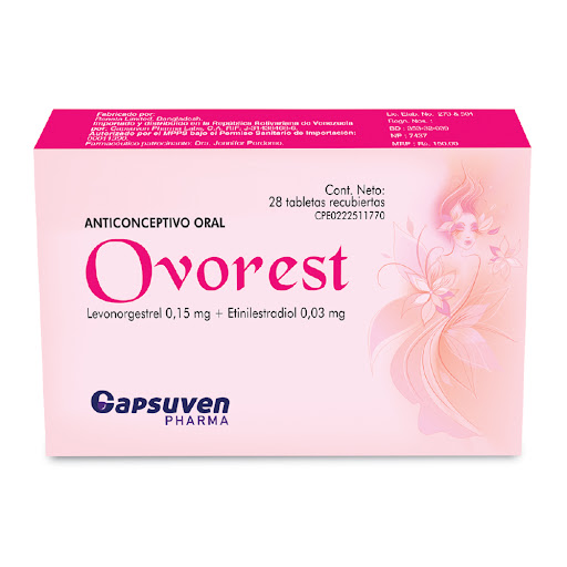 OVOREST 0,15MG 0,03MG X 28TABL LEVONOG ETINIL CAPSUVEN