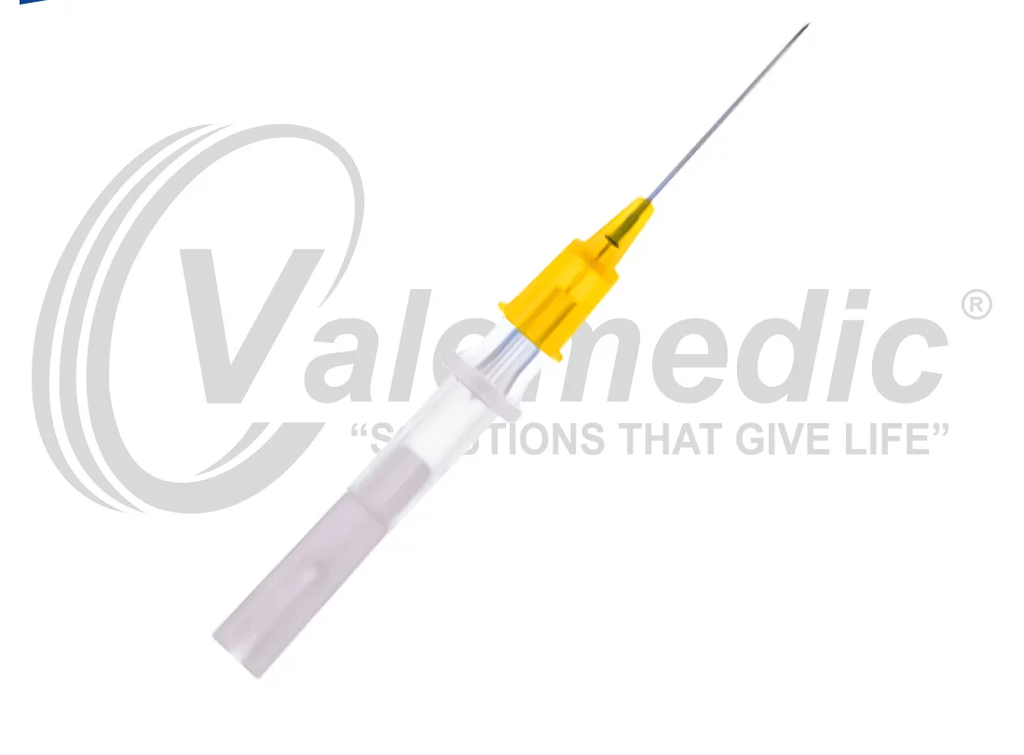 CATETER 24G X 1UND I.V VALEMEDIC