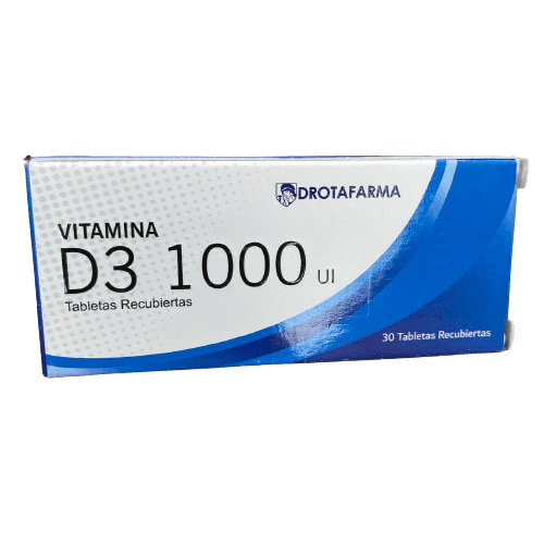 VITAMINA D3 1000UI X 30TABL DROTAFARMA