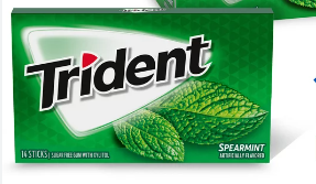CHICLE TRIDENT UND SPEARMINT***