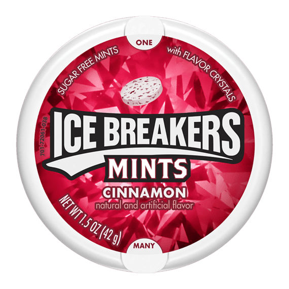 CARAMELOS ICE BREAKERS 42GR CINNAMON***