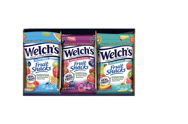GOMITAS WELCHS 16UND FRUIT SNACK VARIADAS
