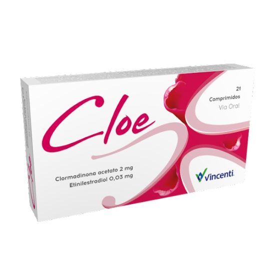 CLOE 2MG 0,03MG X 21COMP CLORMADINONA ETINIL VINCENTI