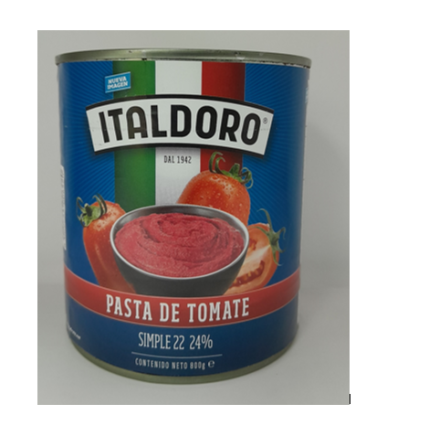 PASTA DE TOMATE ITALDORO 800GR