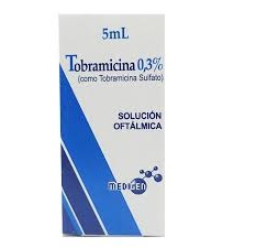 TOBRAMICINA 0,3% SOL OFTAL 5ML MEDIGEN