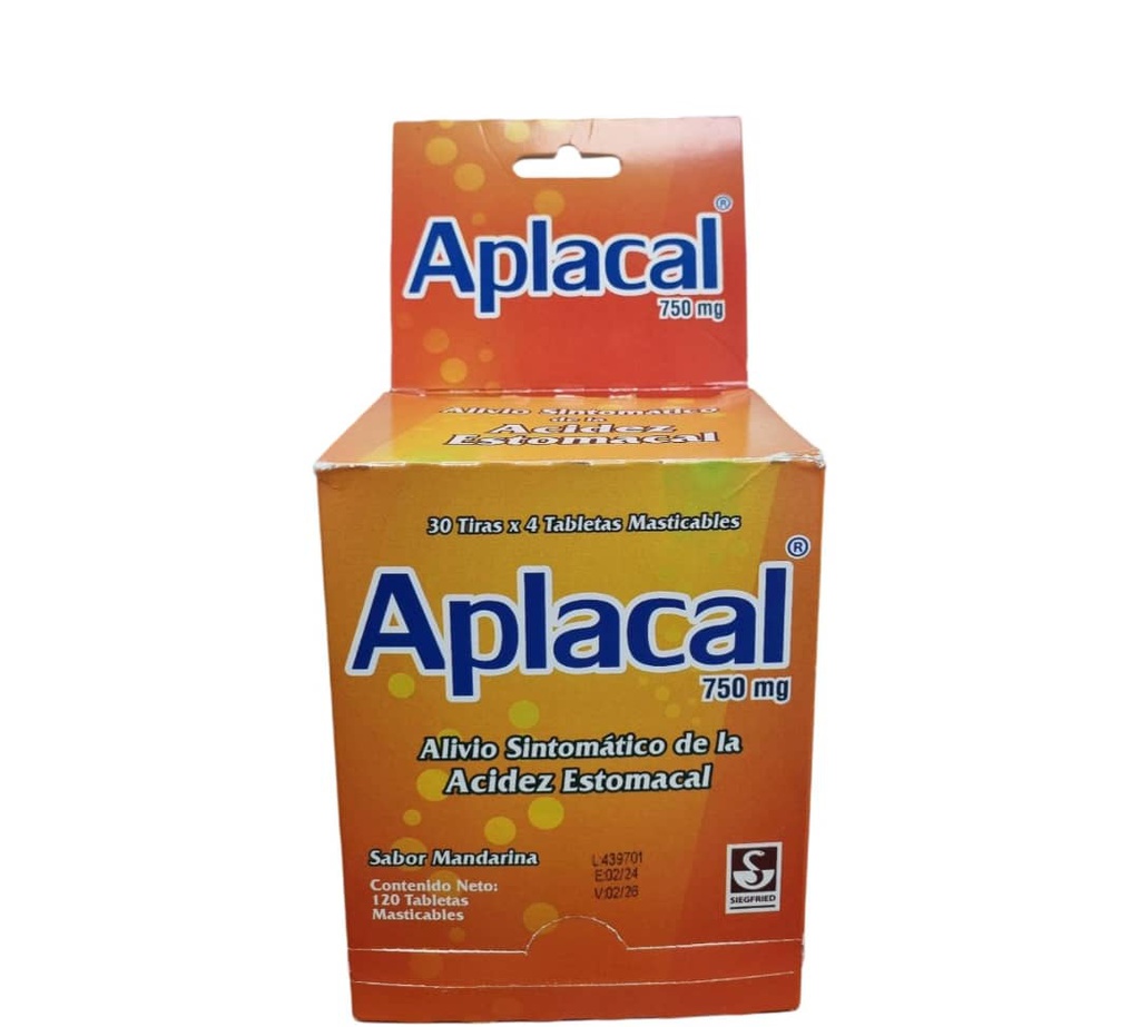 APLACAL MAND 750MG X 4TAB BLISTER MEYER***