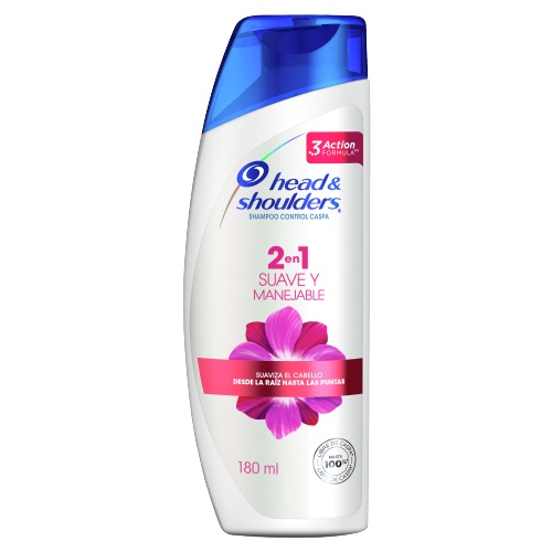 CHAMPU HEAD &amp; SHOULDERS 180ML SUAVE Y MANEJ