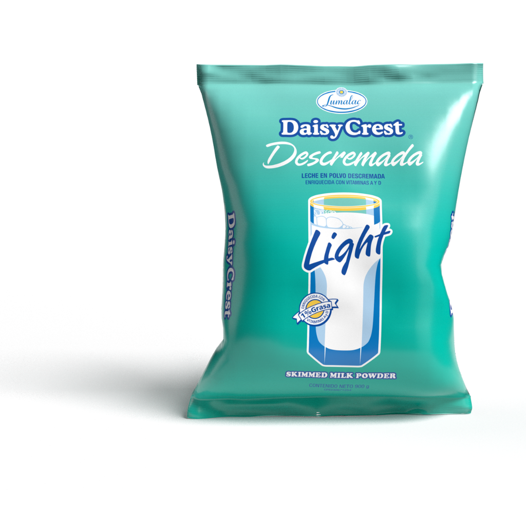 LECHE LUMALAC 900GR DESCREMADA DAISY CREST